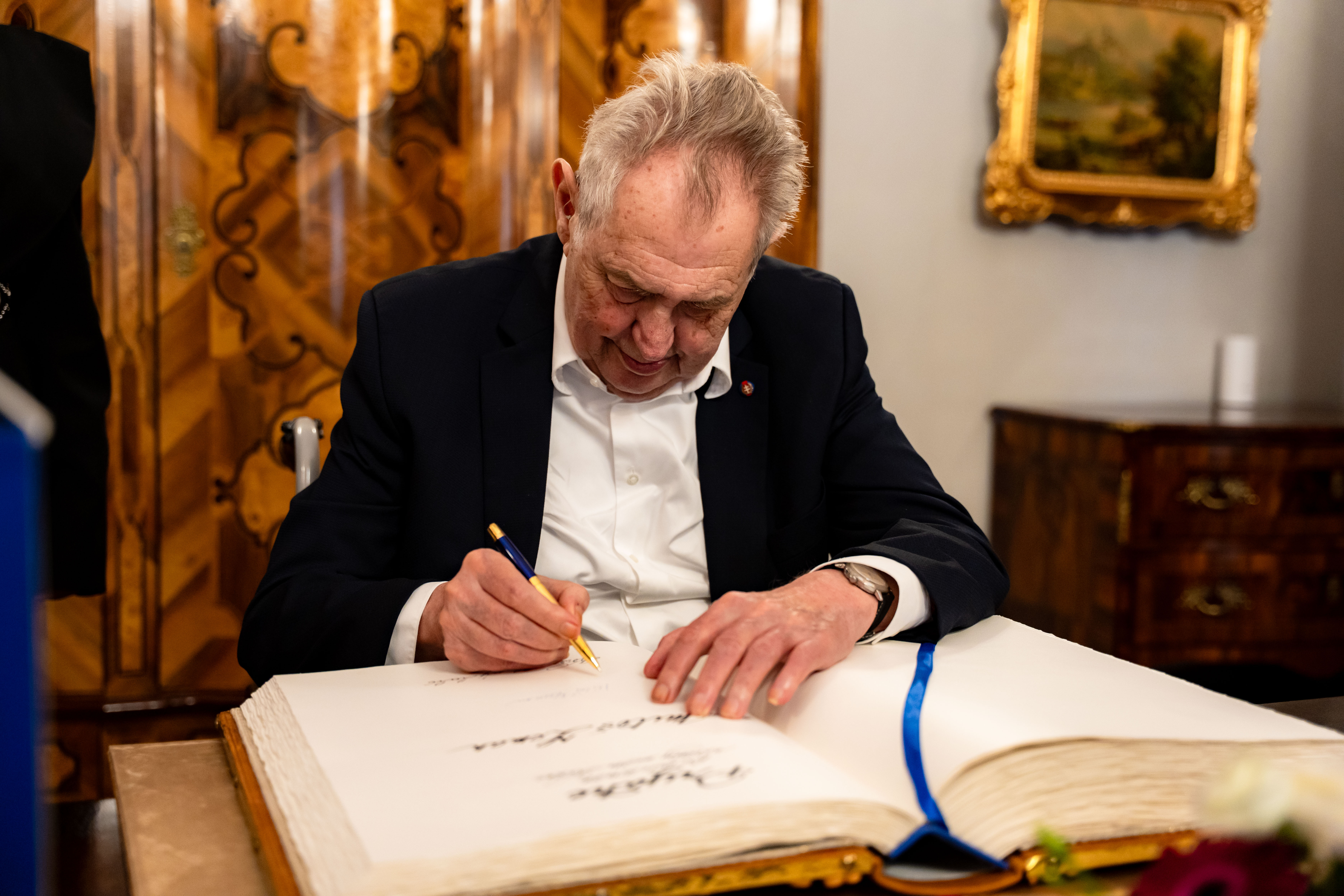 Prezident ZEMAN V Kosiciach so Schusterom -1-80